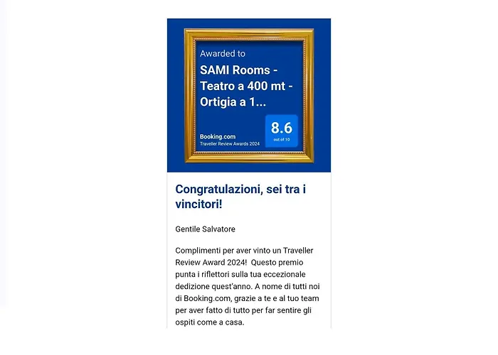 Casa de hóspedes Sami - Teatro A 400 Mt - Ortigia A 1500 Mt -